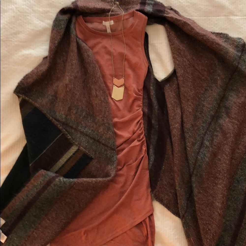 Treasure & Bond Poncho Vest NWOT
